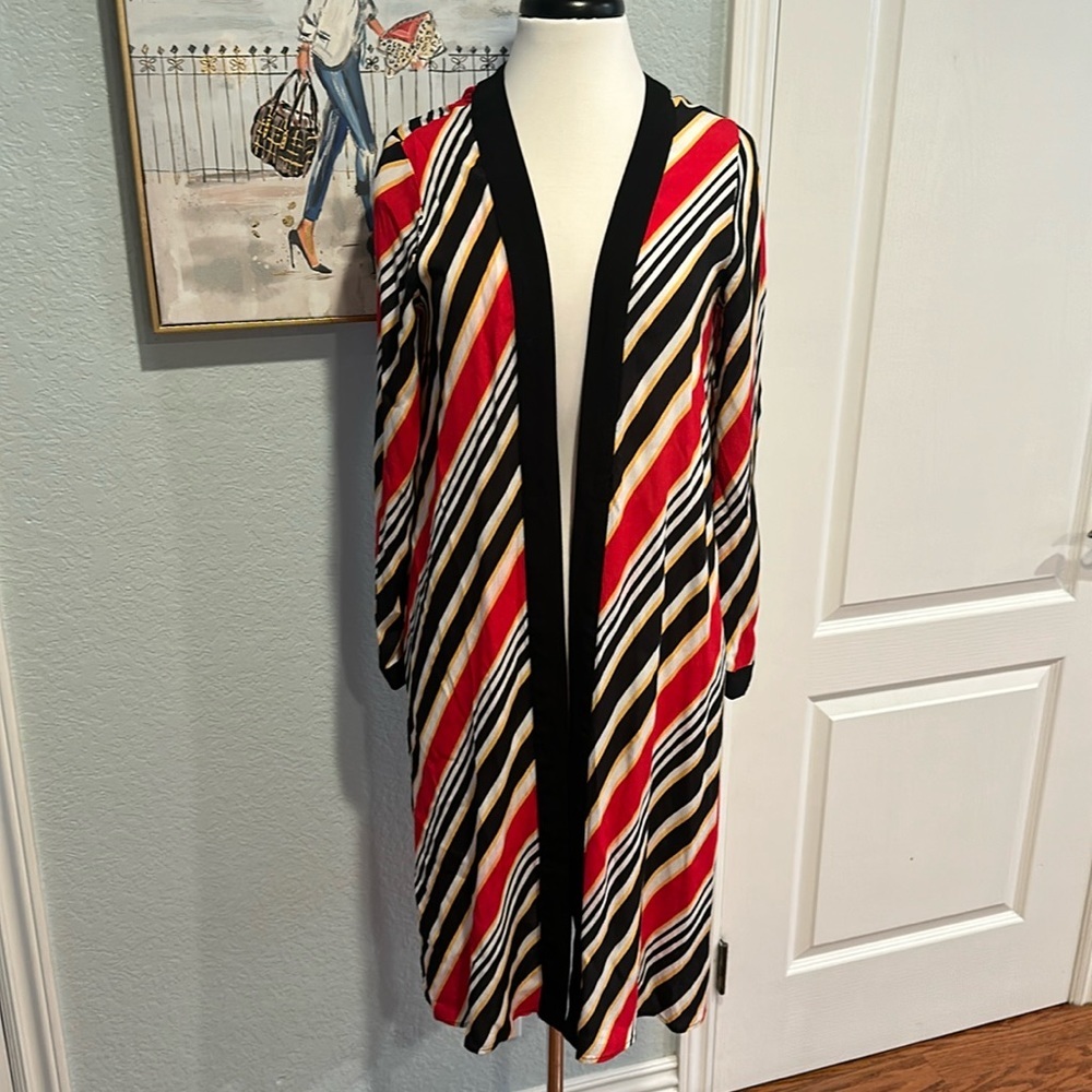 Forever 21 • Diagonally Striped Kimono • Sz M